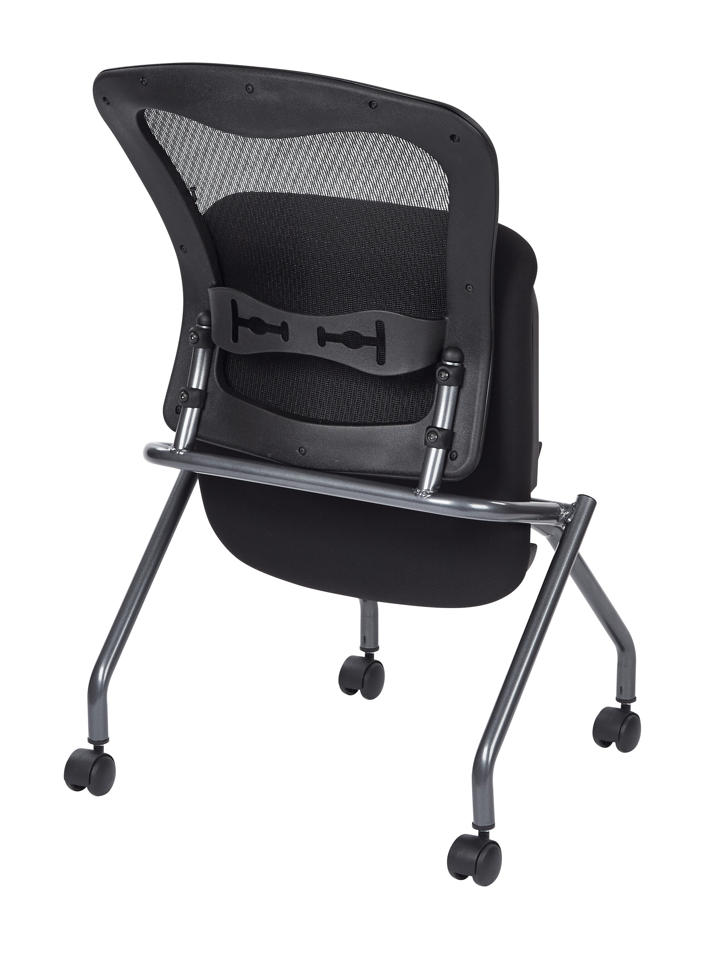 Deluxe Armless Folding Chair With ProGrid® Back